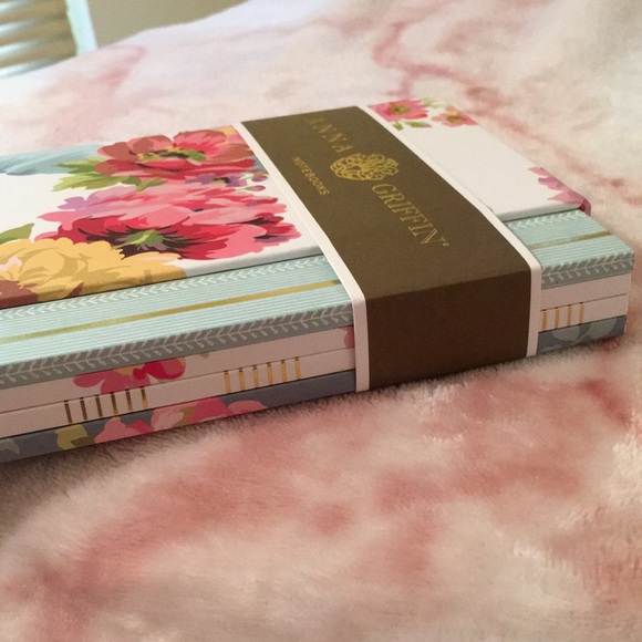 Anna Griffin 4pack journals with floral binder NWT - Picture 4 of 10